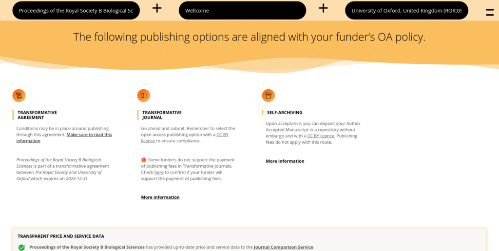 screenshot from Journal Checker Tool project